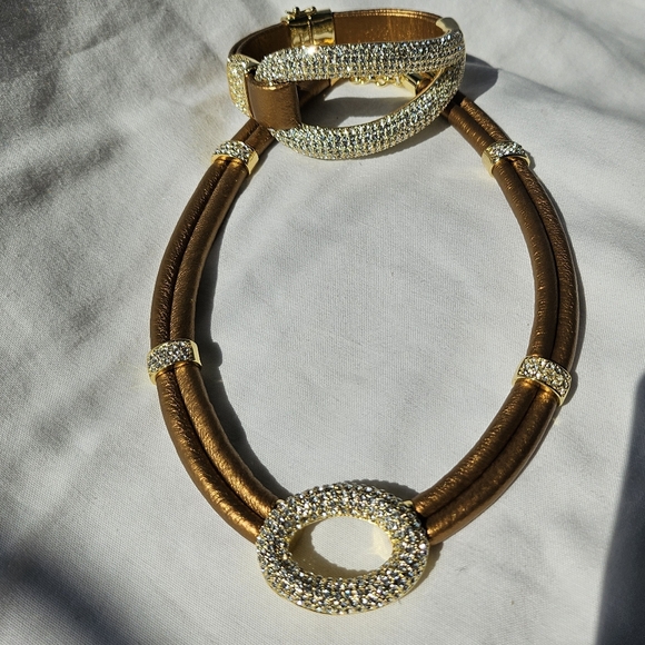 Costume Joan Boyce jewelry Necklace & bracelet - Picture 9 of 12